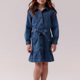 Cottier Blue Aria Dress