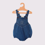Retrokid Denim Logo Patch Cora Romper