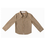 Cottier Mustard Leo Stripe Shirt