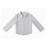 Cottier White Leo Stripe Shirt