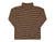 Crew Black Stripe Rib Turtleneck