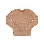 Crew Camel Pattern Chunky Sweater