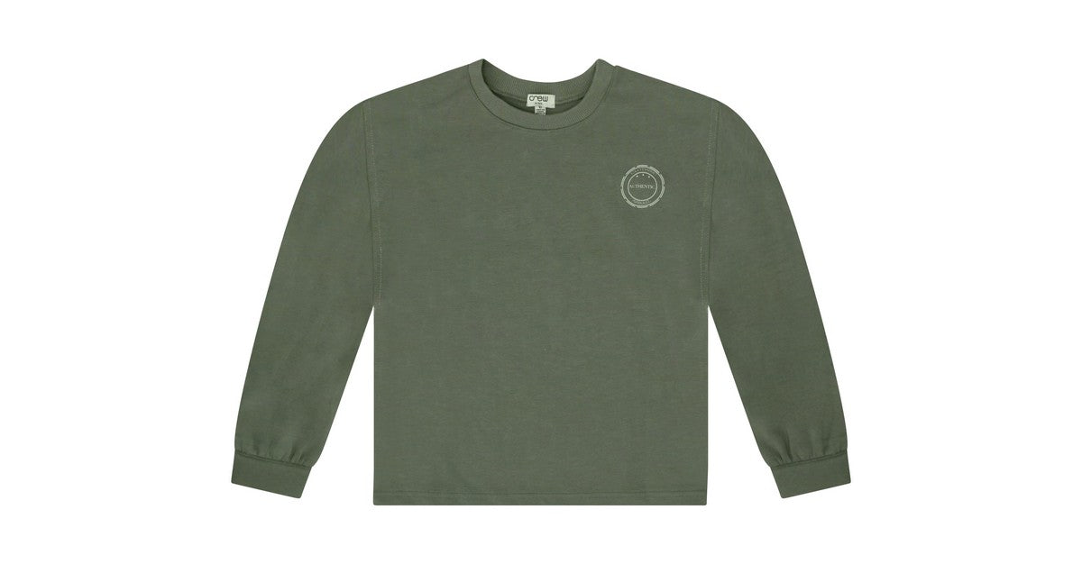 Crew Green Logo Sweatshirt