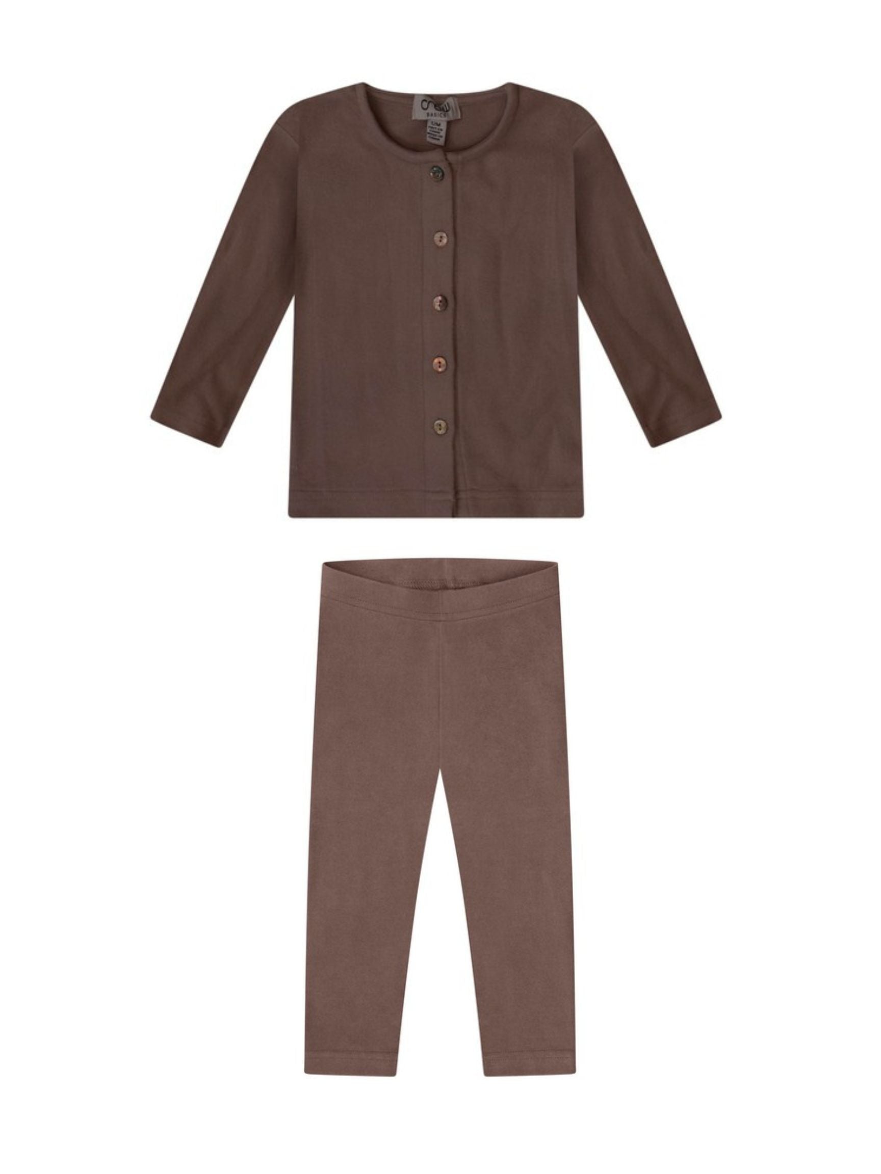 Crew Lavender Basic Cardigan Set