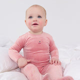 Crew Pink Dot Footie