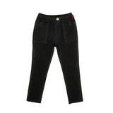 Crew Black Pull-On Washed Jean Pants