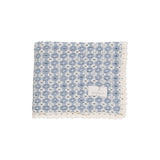 Bebe Organic Blue Retro Crochet Blanket