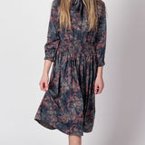 Goldthreads Black Floral Dress