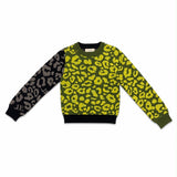 Limited Edition Grey Leopard Knit Sweater