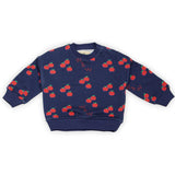 Wander & Wonder Navy Apple Baby Sweatshirt