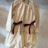 The Middle Daughter Ivory/Maroon Prosperity Dress