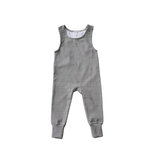 Bopop Taupe Herringbone Overalls