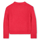 DKNY Fuschia Metal Plate Sweater