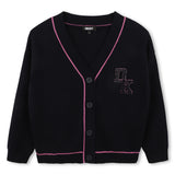 DKNY Navy Knitted Cardigan
