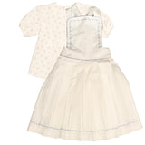 Noma White Vine Embroidery Jumper Set