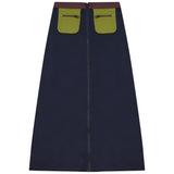 G-Degree Navy Colorblock Pocket Detail Skirt