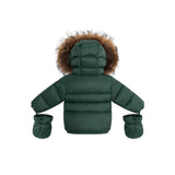 Ellabee Pine Raccoon Bella Enfant Down Coat