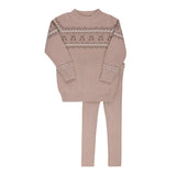 Looms Mauve Fair Isle Collection Set
