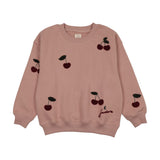 Analogie Bud Pink Cherry Patch Sweatshirt