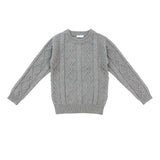 Coco Blanc Grey Diamond Crew Sweater