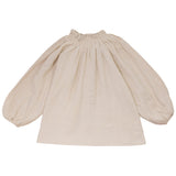 Calla Lili Cream Smocking Shirt