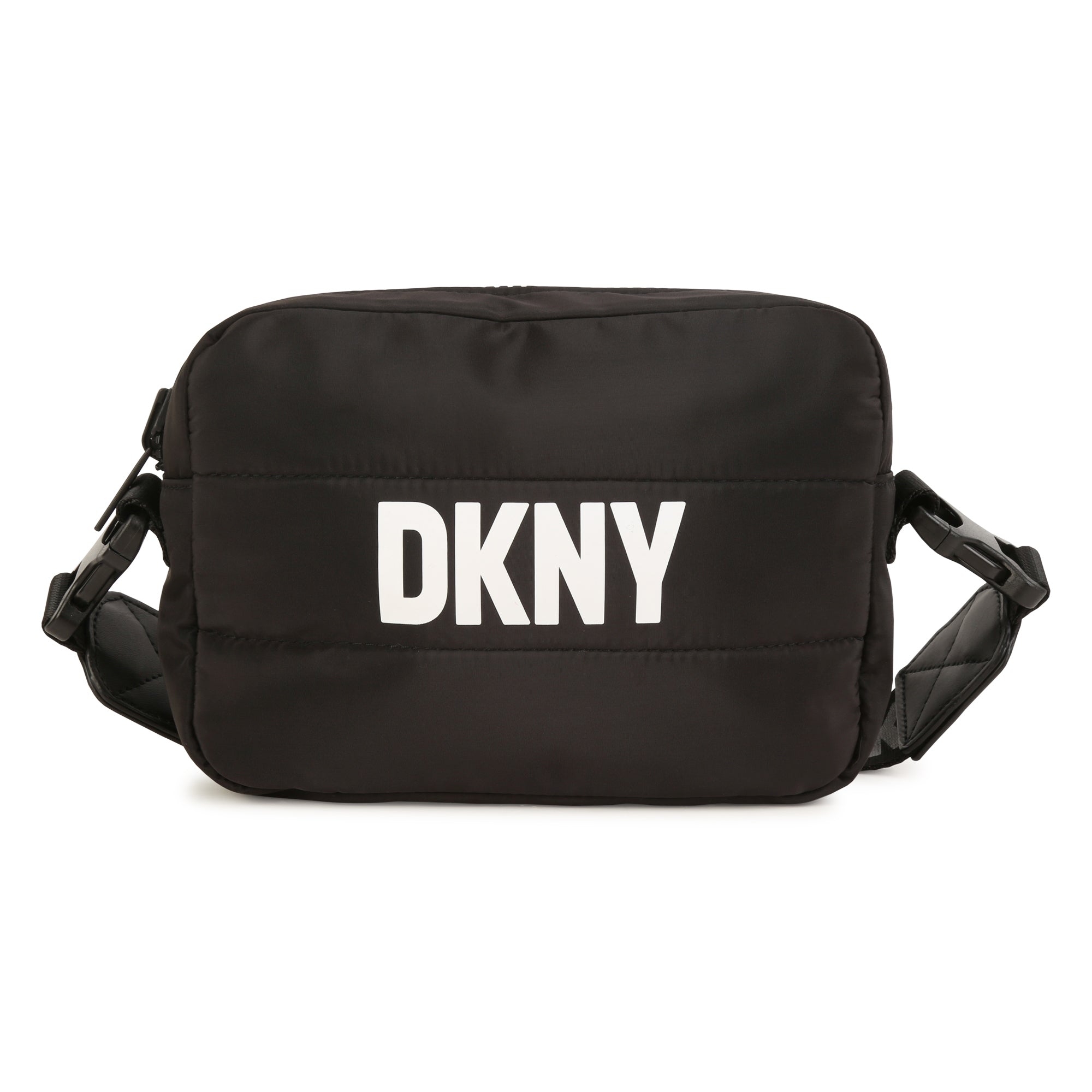 Dkny Girls Black Logo Crossbody Bag One