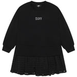 DKNY Black Laser Cut Dress