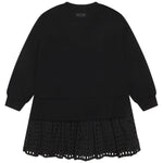 DKNY Black Laser Cut Dress