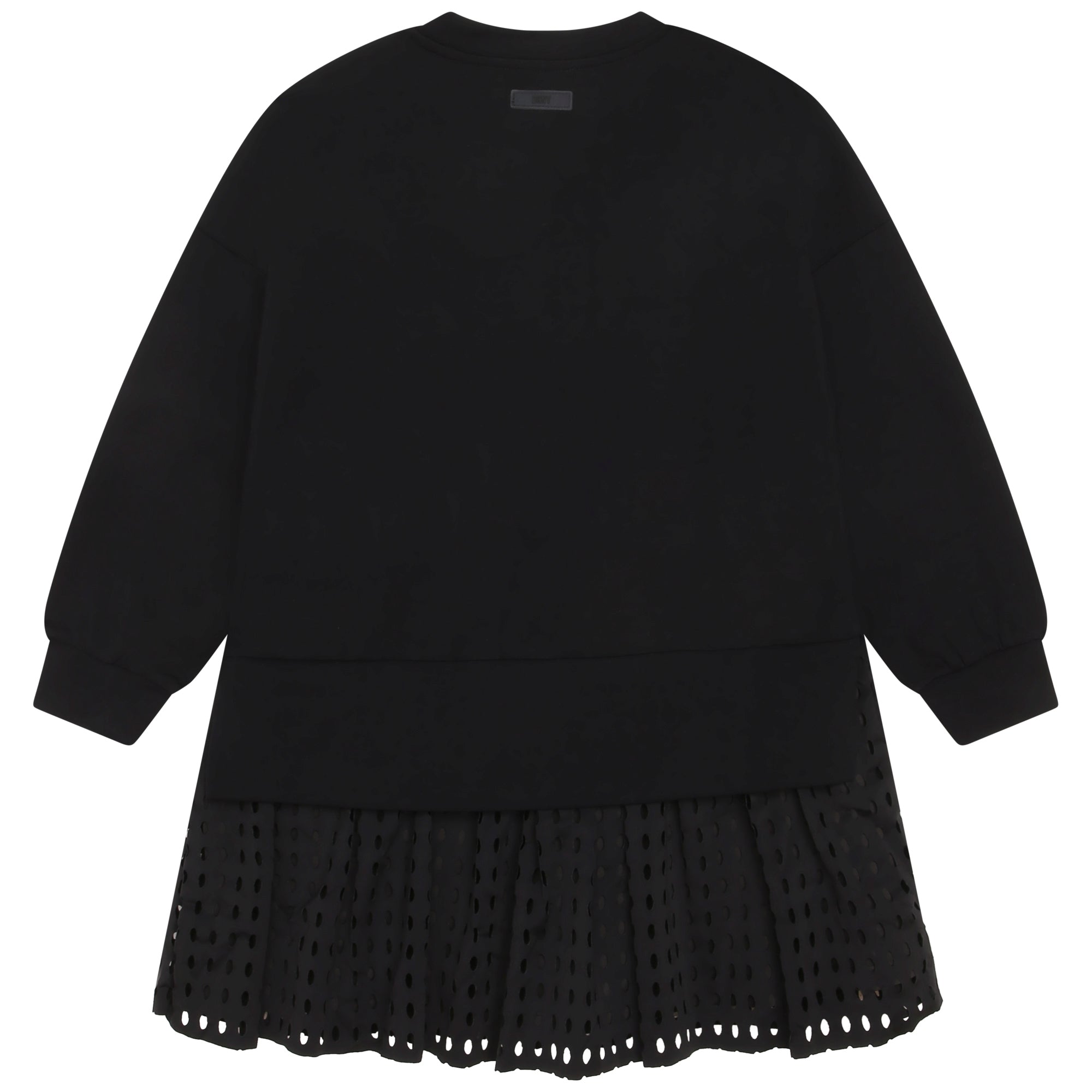 DKNY Black Laser Cut Dress