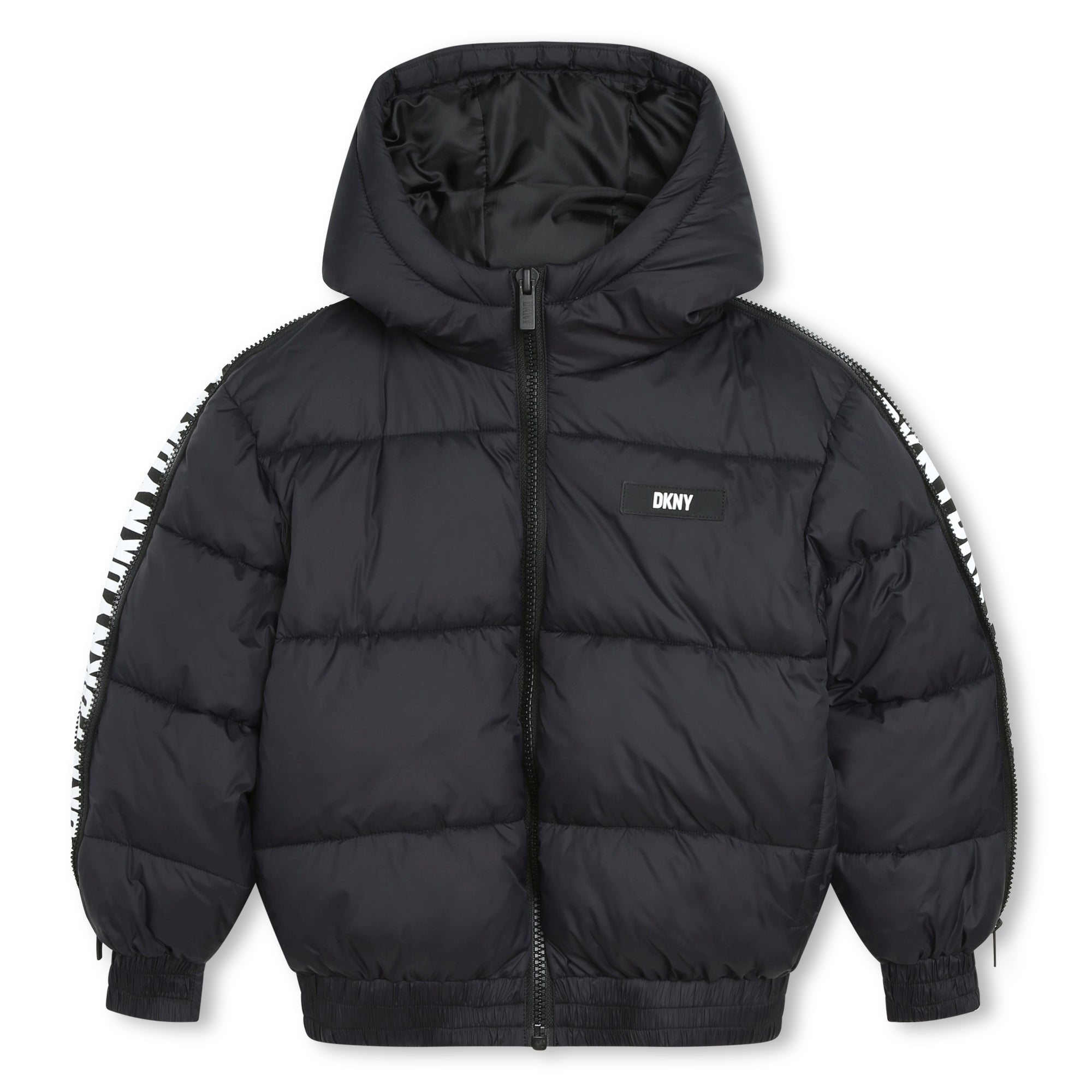 DKNY Black Padded Down Coat