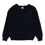 Analogie Navy Knit Vneck Sweater 
