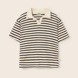My Little Cozmo Navy Stripe Polo T-Shirt