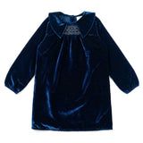Louis Louise Navy Aveline Velvet Dress