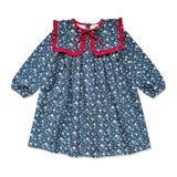 Louis Louise Navy Romantic Flower Celicia Dress