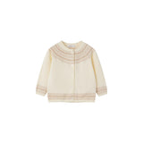 Coco Blanc Cream Embroidered Cardigan