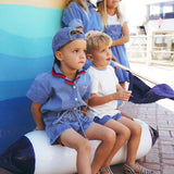 Calla Lili Denim Blue Nautical Shirt