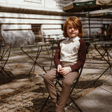 Coco Blanc Burgundy Raglan Sweater