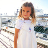 Calla Lili White Pinafore Jumper