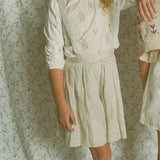 Bace Tan/Scattered Floral Jumper Set