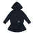 DKNY Black Lyocell Hoodie Dress