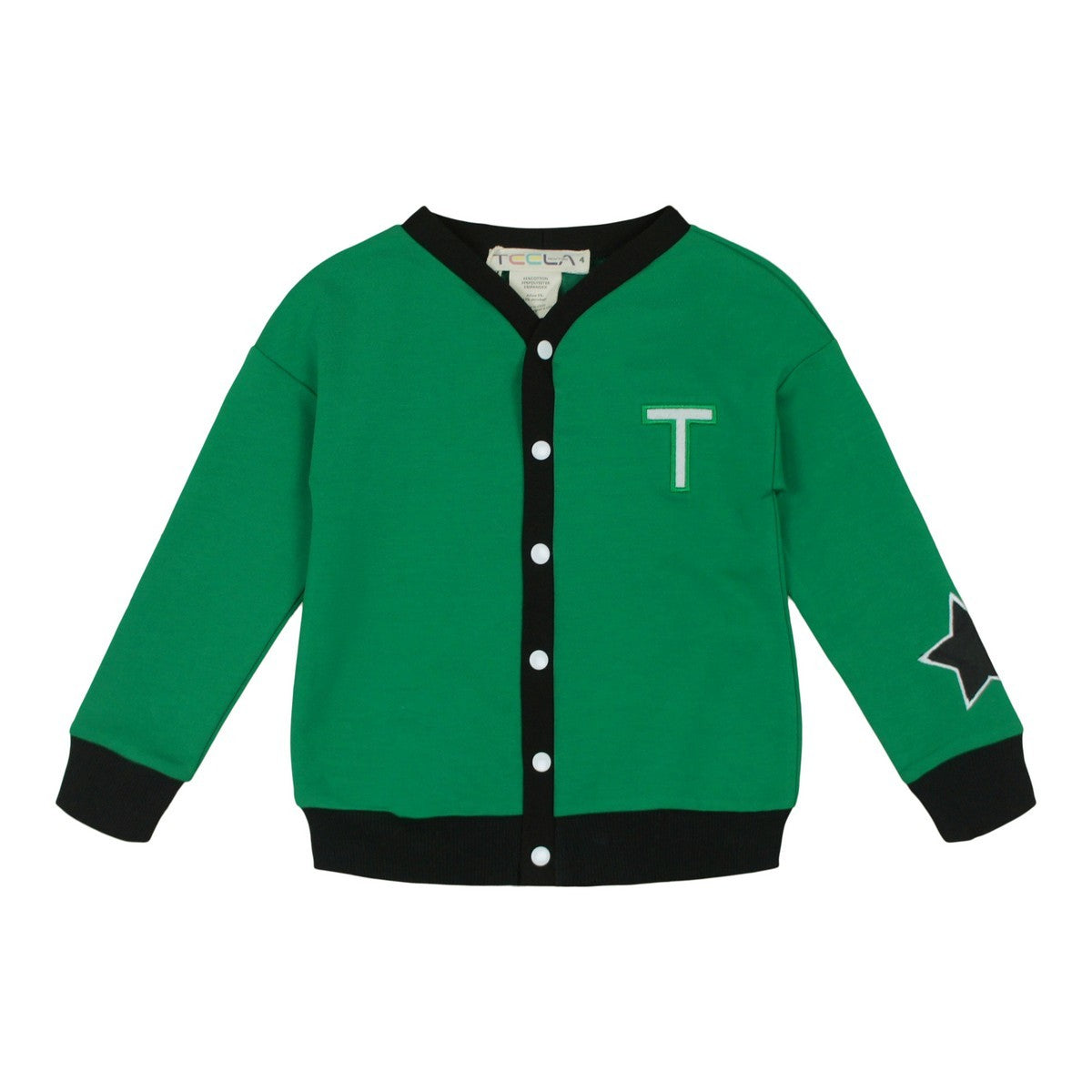 Teela Kelly Patch Cardigan Top