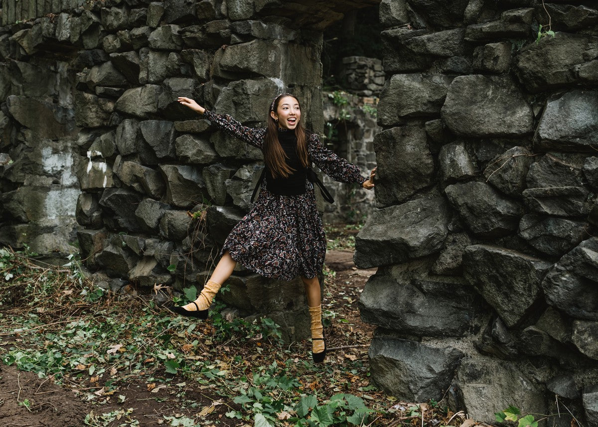 Sweet Threads Multi Addison Dress With Vest