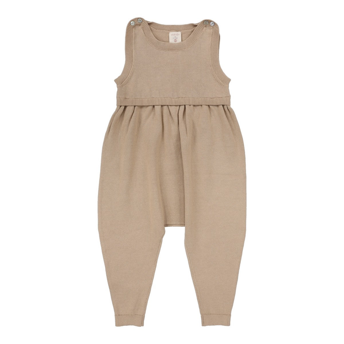 Analogie Oat Knit Overalls 