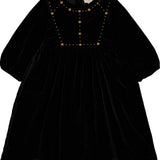 Louis Louise Black Velvet Mahani Dress