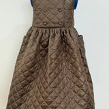 Olivia Rohde Brown Double Breasted Quilted Dress