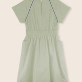 Lmn3 Fog Green Poplin Dress