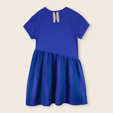 Lmn3 Baja Blue Stripes Combi Dress