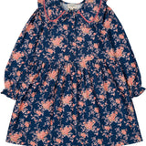 Louis Louise Navy Bouquet Cord Nuala Dress