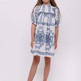 Olivia Rohde White/Blue Dress