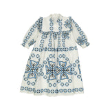 Olivia Rohde White/Blue Dress
